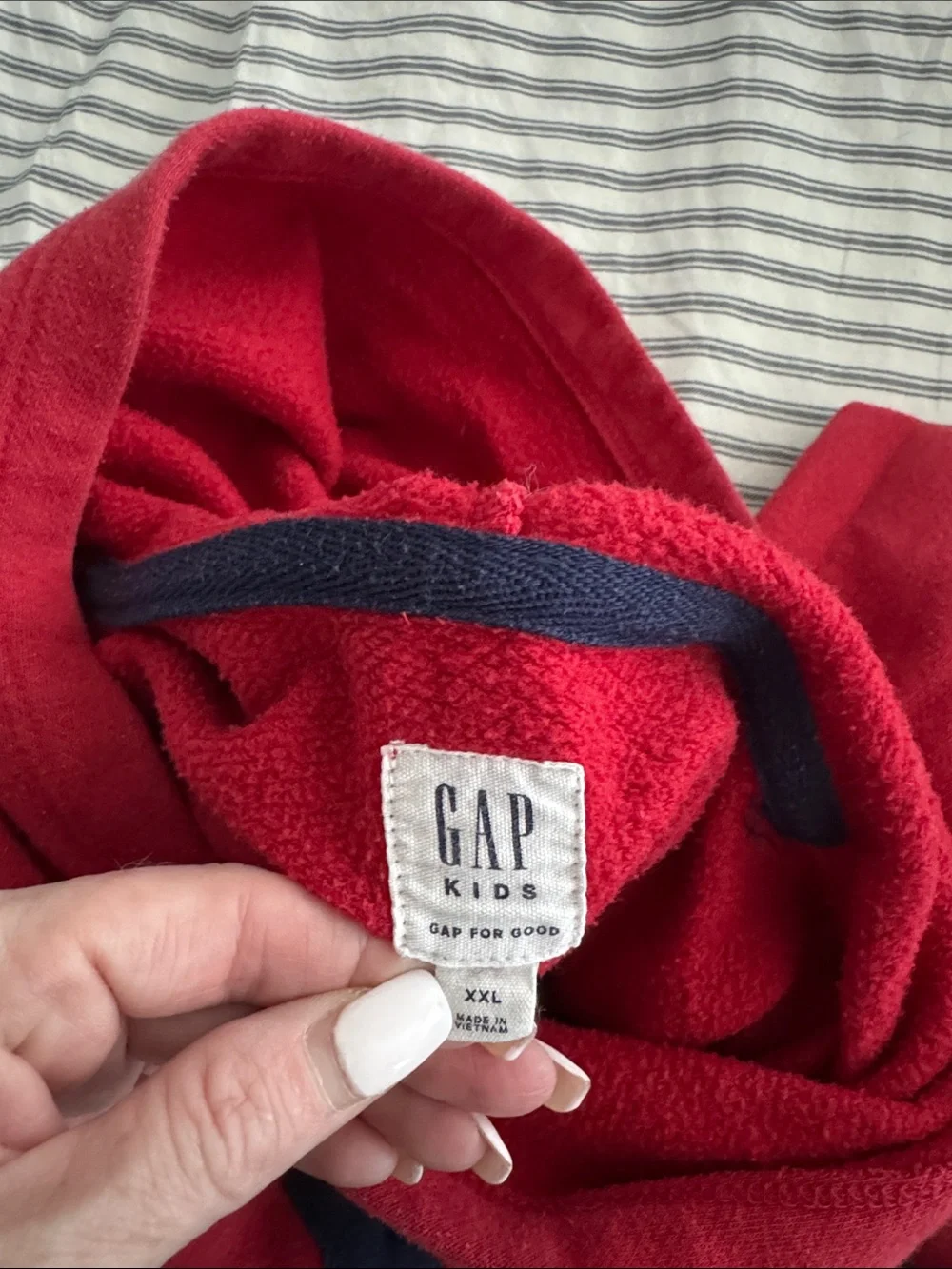 Kids Gap XXL  Red 'NYC' Hoodie Sweater - Casual Pullover